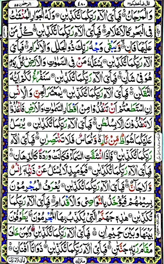 Surah Rahman PDF 2 Surah Ar-Rahman Ayat in Indo-Pak Script